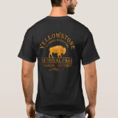 イエローストーン国立公園 Tシャツ (裏面)