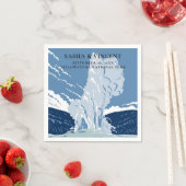 イエローストーン国立公結婚園 スタンダードカクテルナプキン (インサイチュ)