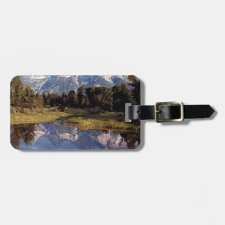 イエローストーン壮大なTetonの反射 ラゲッジタグ