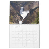 イエローストーン景色の2008のカレンダー カレンダー (2月 2026)