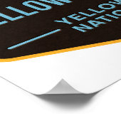 イエローストーン湖イエローストーン国立公園 ポスター (角)