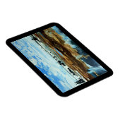 イエローストーン湖インウィンターカード マグネット (右側)