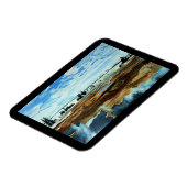 イエローストーン湖インウィンターカード マグネット (左側)