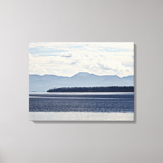 イエローストーン湖西サムビュー キャンバスプリント (正面)