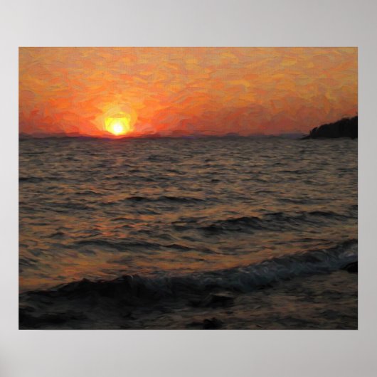 イエローストーン湖 ポスター (正面)