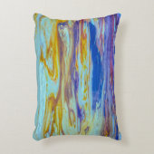 イエローストーン溶岩プール渦 アクセントクッション (正面(垂直))