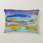 イエローストーン溶岩プール渦 アクセントクッション (裏面)