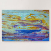 イエローストーン溶岩プール渦 ジグソーパズル (横)