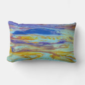 イエローストーン溶岩プール渦 ランバークッション (正面)