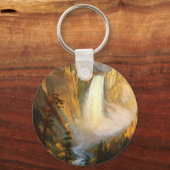 イエローストーン滝キーチェーン キーホルダー (正面)