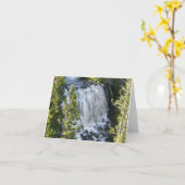 イエローストーン滝 カード (黄色い花)