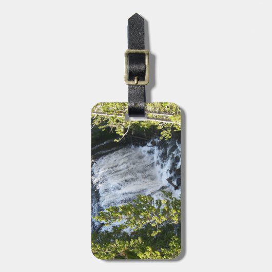 イエローストーン滝 ラゲッジタグ (正面縦)