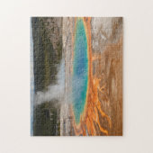 イエローストーン熱い春。 ジグソーパズル (縦)