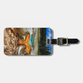 イエローストーン熱プール ラゲッジタグ (正面横)