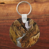 イエローストーン秋インイエローストーン国立公園 キーホルダー (正面)