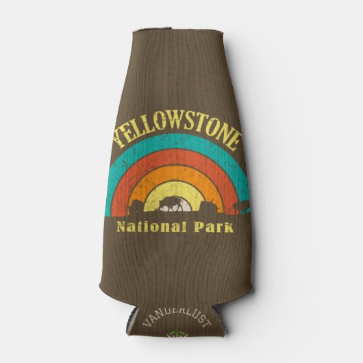 イエローストーン米国国立公園ワイオミンモンタナアイダホ ボトルクーラー (正面)