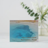 イエローストーン素晴らしブループール写真国立公園 ポストカード (スタンド正面)