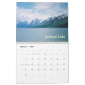 イエローストーン2015のカレンダーの壮大なTetons カレンダー (2月 2027)