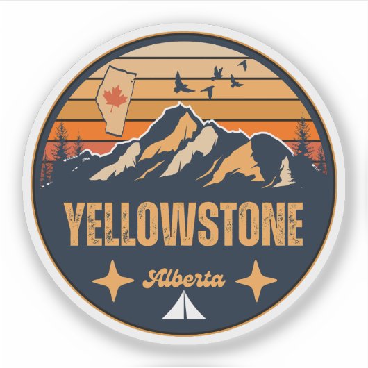 イエローストーン、アルバータ シール (正面)