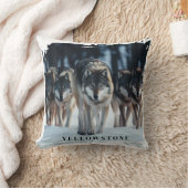 イエローストーン・ウォルフ クッション (ブランケット)