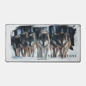 イエローストーン・ウォルフ デスクマット (正面)