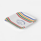 イエローストーン キャビン クラブ カスタム クレスト パーク ストライプ ペーパープレート (傾斜あり)