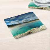 イエローストーン スクエアペーパーコースター (アングル)