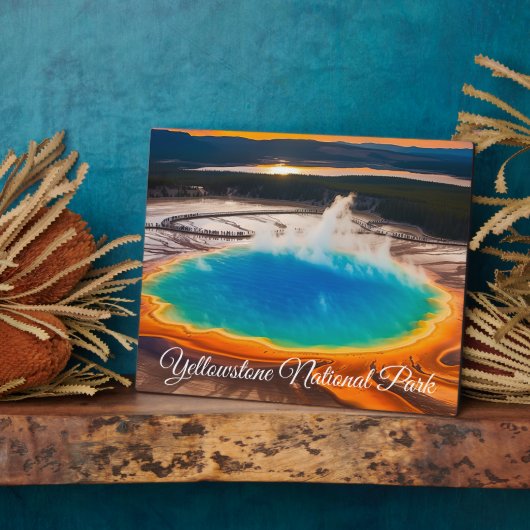 イエローストーン フォトプラーク (側面)