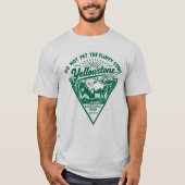 イエローストーン フワフワ牛に触らないで Tシャツ (正面)