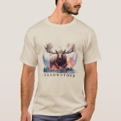 イエローストーン ムース Tシャツ (正面)