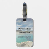 イエローストーン ラゲッジタグ (裏面縦)