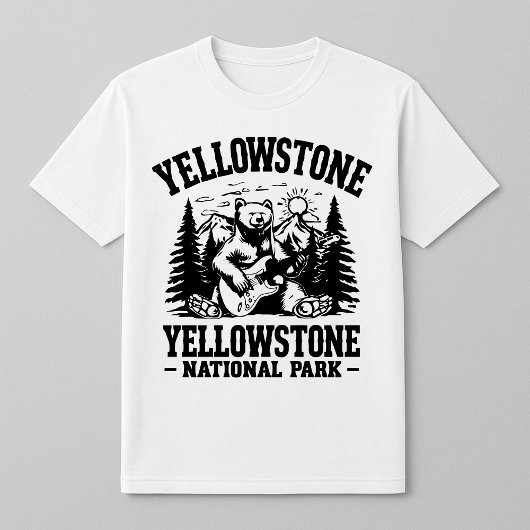 イエローストーン・ロックンロール・ベア Tシャツ