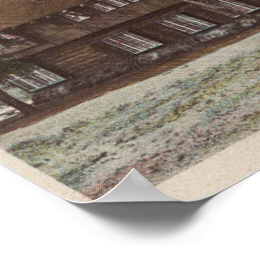 イエローストーン、ワイヴィューオブオールオールド忠実なイン ポスター (角)