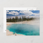 イエローストーン – 黒いプールハガキ ポストカード (正面/裏面)