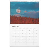 イエローストーンAとても特別な場所 カレンダー (3月 2027)