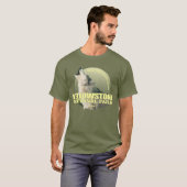 イエローストーンNPグレーウルフWT Tシャツ (正面フル)