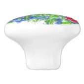 イエロースナップドラゴンハニービーコスモス セラミックノブ (側面)