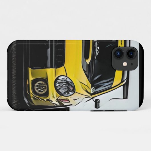イエロースバルブゲイインプレザWRX Case-Mate iPhoneケース (裏面(横))