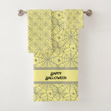 イエロースパイダーウェブハロウィーン