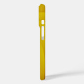 イエロースパイラル抽象芸術電話ケース Case-Mate iPhoneケース (裏面 / 左)