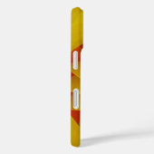 イエロースパイラル抽象芸術電話ケース Case-Mate iPhoneケース (裏面 / 右)