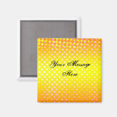 イエロースパークル磁石 マグネット (正面/裏面)