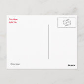 イエロースポッテッドヘン葉書 ポストカード (裏面)