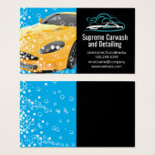 イエロースポーツカー | バブル | ロゴの自動消去 (正面&裏面)