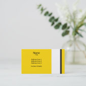 イエロースポートスカーストライプ 名刺 (スタンド正面)