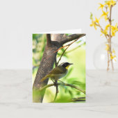 イエロースロート#1-空白のノートカード カード (黄色い花)