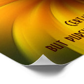 イエロースワーズドリームズ感動的引用文 ポスター (角)