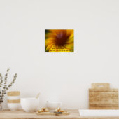 イエロースワーズドリームズ感動的引用文 ポスター (キッチン)