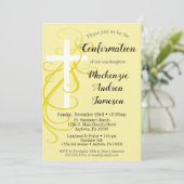 イエロースワールクロス確認招待状 招待状 (スタンド正面)