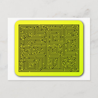 イエロースワール迷路 ポストカード